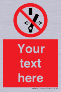 Custom prohibition Do not alter the state of the switch